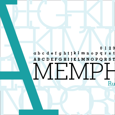Memphis Type Poster
